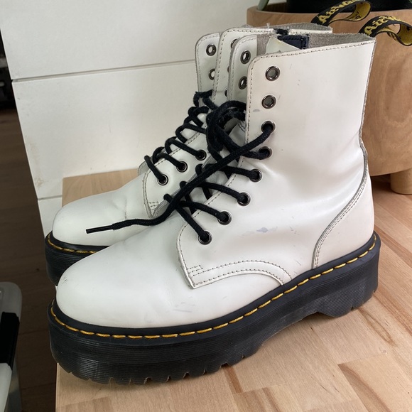 Jadon Boot Smooth Leather Platforms - Picture 7 of 16